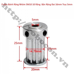  PKK985 Pulley Bánh Răng Nhôm 5M10 10 ...
