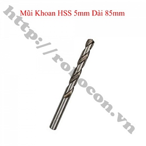  PKK1125 Mũi Khoan HSS 5mm Dài 85mm